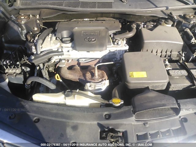 4T4BF1FK9ER414661 - 2014 TOYOTA CAMRY L/SE/LE/XLE ნაცრისფერი ფოტო 10