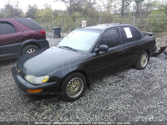 1NXBB02E7VZ570634 - 1997 TOYOTA COROLLA DX BLACK photo 2