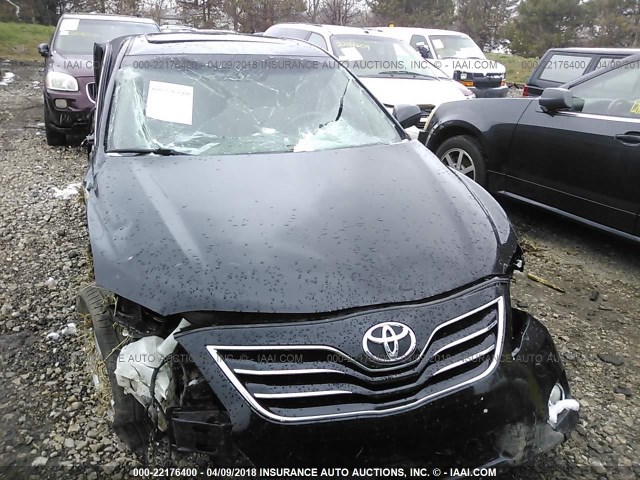 4T4BF3EK7AR003380 - 2010 TOYOTA CAMRY SE/LE/XLE BLACK photo 6