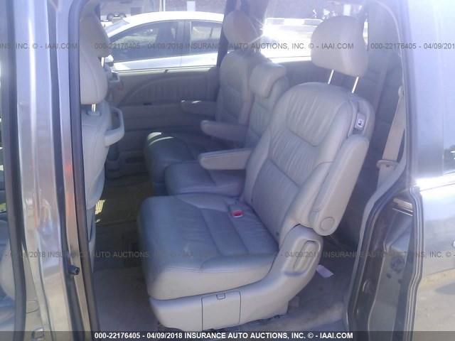 5FNRL38707B120782 - 2007 HONDA ODYSSEY EXL GRAY photo 8