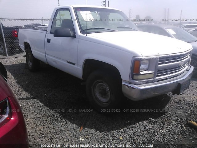 1GCGC24R5VE262116 - 1997 CHEVROLET GMT-400 C2500 WHITE photo 1