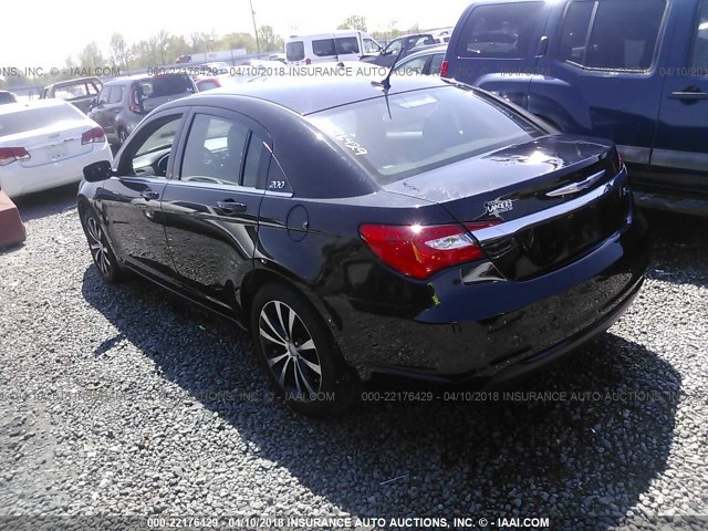 1C3CCBBB2DN505193 - 2013 CHRYSLER 200 TOURING BLACK photo 3