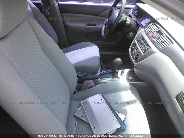 JA3AJ26E65U030277 - 2005 MITSUBISHI LANCER ES GRAY photo 5