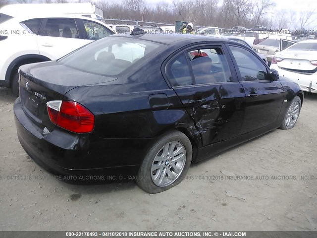 WBAVC73547KP31099 - 2007 BMW 328 XI SULEV BLACK photo 4