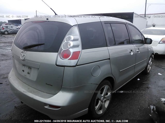 JM1CR293170144629 - 2007 MAZDA 5 SILVER photo 4