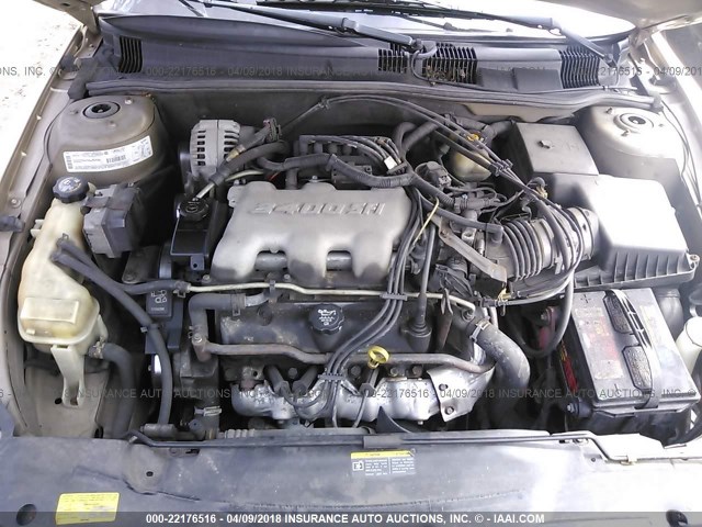 1G2NF52E63C180098 - 2003 PONTIAC GRAND AM SE1 TAN photo 10