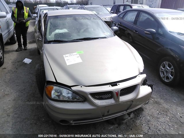 1G2NF52E63C180098 - 2003 PONTIAC GRAND AM SE1 TAN photo 6