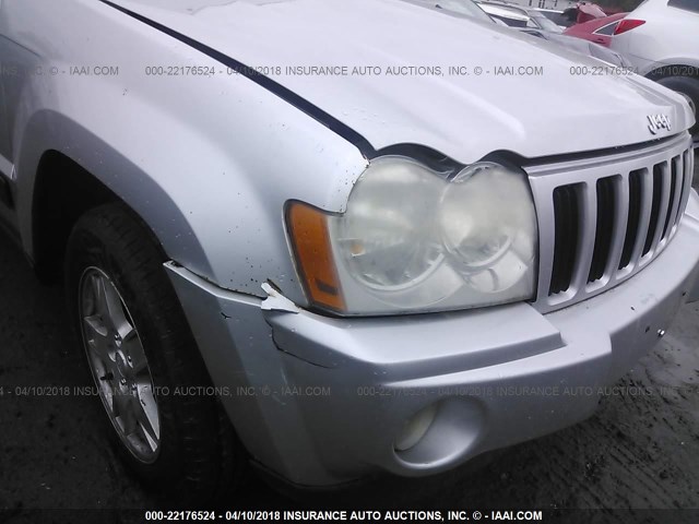 1J4GR48K76C333573 - 2006 JEEP GRAND CHEROKEE LAREDO/COLUMBIA/FREEDOM 银色 照片 6