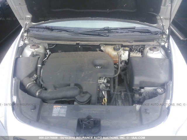 1G1ZB5EB7AF296134 - 2010 CHEVROLET MALIBU LS 银色 照片 10