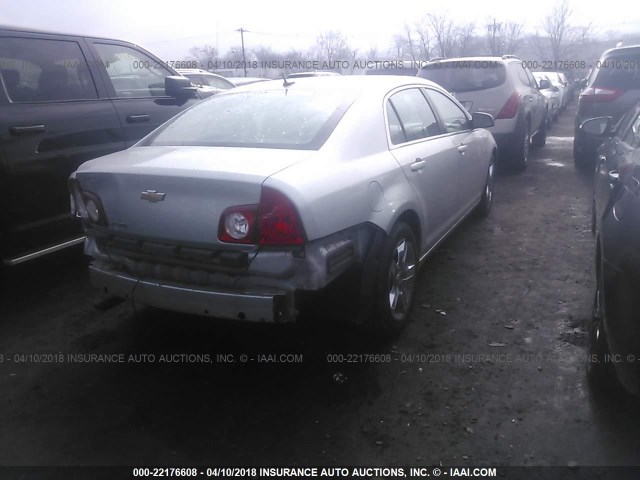 1G1ZB5EB7AF296134 - 2010 CHEVROLET MALIBU LS 银色 照片 4