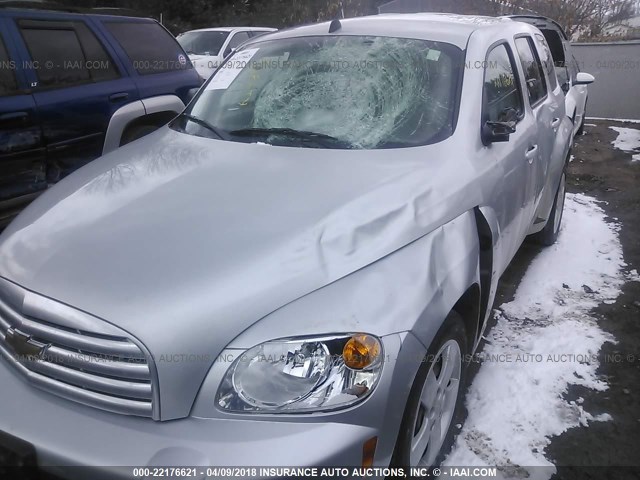 3GNCA13B39S623350 - 2009 CHEVROLET HHR LS SILVER photo 6