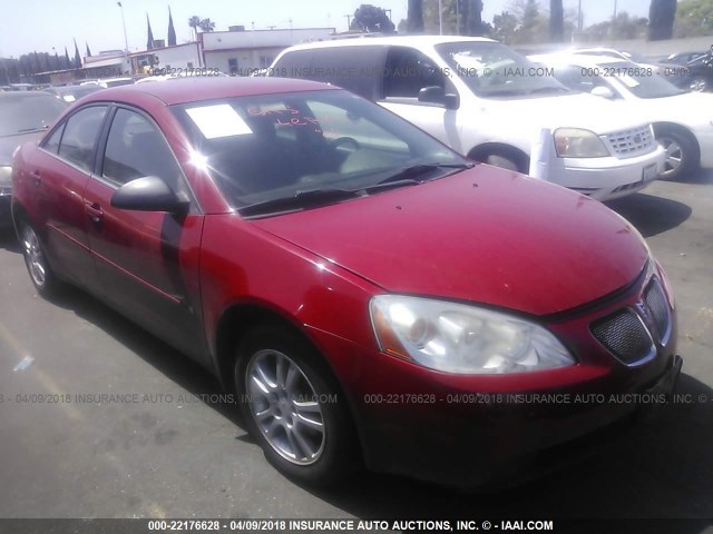 1G2ZG558264111086 - 2006 PONTIAC G6 SE1 RED photo 1