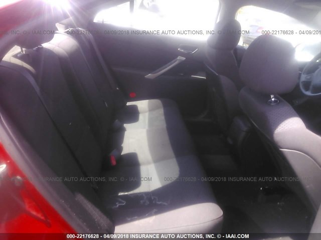 1G2ZG558264111086 - 2006 PONTIAC G6 SE1 RED photo 8