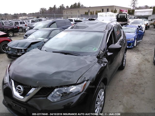 5N1AT2MV6GC912956 - 2016 NISSAN ROGUE S/SL/SV Dark Brown photo 6