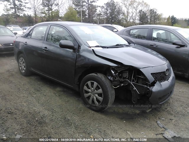 2T1BU4EE0AC348350 - 2010 TOYOTA COROLLA S/LE/XLE GRAY photo 1