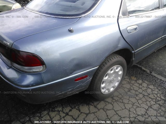 1YVGE22C2V5634689 - 1997 MAZDA 626 DX/LX BLUE photo 6