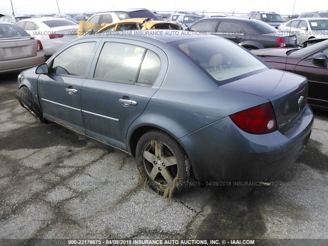 1G1AZ55F567800323 - 2006 CHEVROLET COBALT LTZ BLUE photo 3