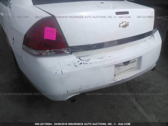 2G1WS58R079382012 - 2007 CHEVROLET IMPALA POLICE WHITE photo 6