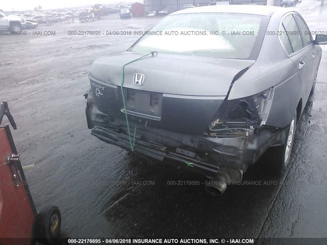 JHMCP264X8C054154 - 2008 HONDA ACCORD LXP GRAY photo 6