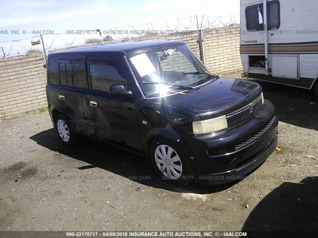 JTLKT334X50178512 - 2005 TOYOTA SCION XB BLACK photo 1