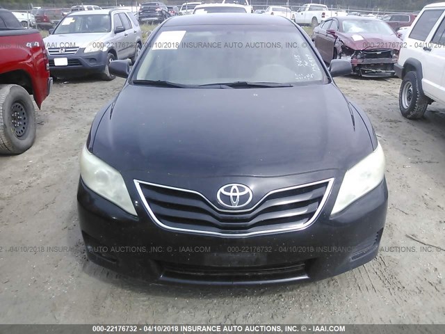 4T1BF3EK1BU125339 - 2011 TOYOTA CAMRY SE/LE/XLE Черный фото 6