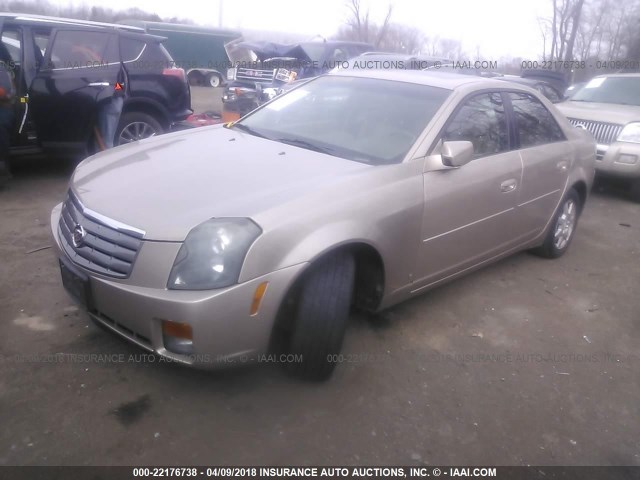 1G6DP577060160064 - 2006 CADILLAC CTS HI FEATURE V6 GRAY photo 2