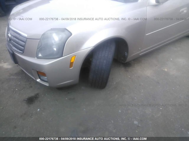 1G6DP577060160064 - 2006 CADILLAC CTS HI FEATURE V6 GRAY photo 6