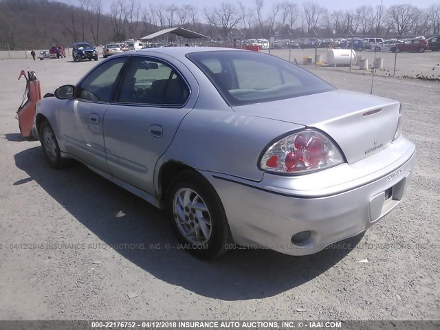 1G2NE52F34M651860 - 2004 PONTIAC GRAND AM SE SILVER photo 3