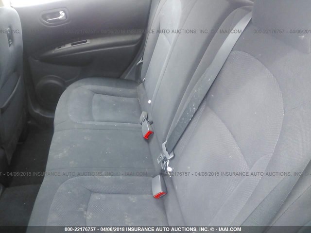 JN8AS5MT0EW622137 - 2014 NISSAN ROGUE SELECT S GRAY photo 8