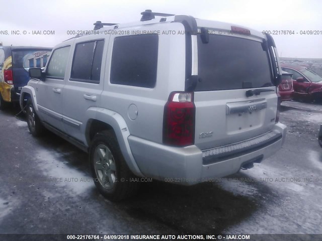 1J8HG58P17C527494 - 2007 JEEP COMMANDER LIMITED SILVER photo 3