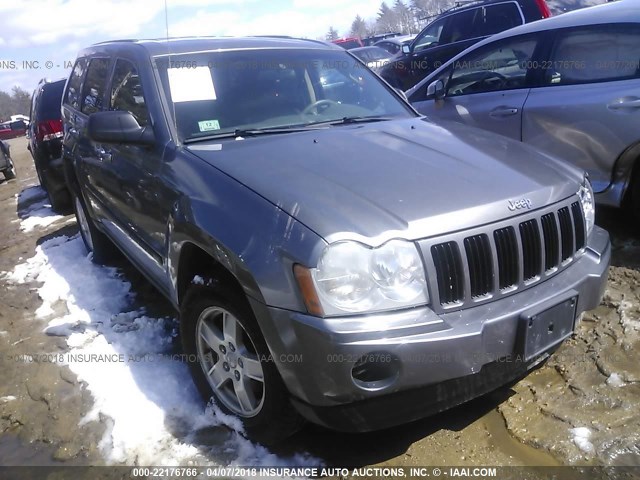 1J8GR48K07C603856 - 2007 JEEP GRAND CHEROKEE LAREDO/COLUMBIA/FREEDOM GRAY photo 1