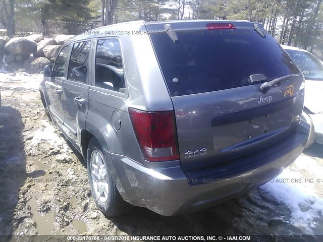 1J8GR48K07C603856 - 2007 JEEP GRAND CHEROKEE LAREDO/COLUMBIA/FREEDOM GRAY photo 3