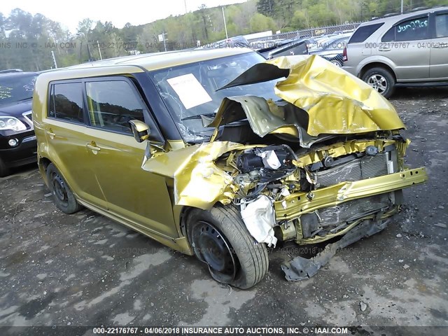 JTLKE50E581054293 - 2008 TOYOTA SCION XB ყვითელი ფოტო 1
