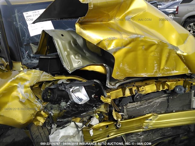 JTLKE50E581054293 - 2008 TOYOTA SCION XB ყვითელი ფოტო 10