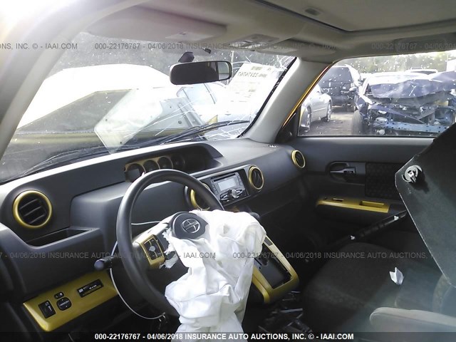 JTLKE50E581054293 - 2008 TOYOTA SCION XB ყვითელი ფოტო 5