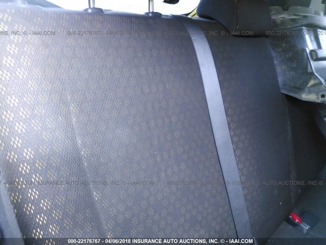 JTLKE50E581054293 - 2008 TOYOTA SCION XB ყვითელი ფოტო 8