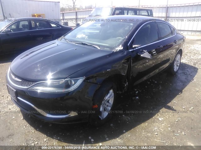 1C3CCCAB5FN578276 - 2015 CHRYSLER 200 LIMITED BLACK photo 6