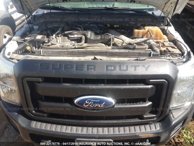 1FDUF5GT4BEA48034 - 2011 FORD F550 SUPER DUTY WHITE photo 9