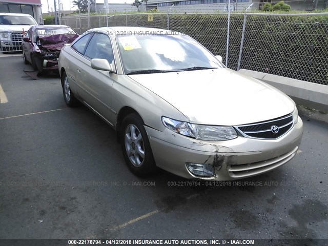 2T1CF28P6YC269811 - 2000 TOYOTA CAMRY SOLARA SE/SLE ოქროსფერი ფოტო 1