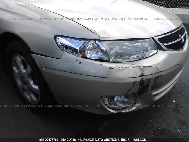 2T1CF28P6YC269811 - 2000 TOYOTA CAMRY SOLARA SE/SLE ოქროსფერი ფოტო 6