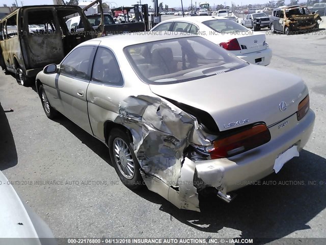 JT8JZ31C1R0018927 - 1994 LEXUS SC 300 GOLD photo 3