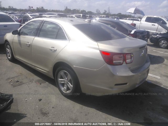 1G11A5SL7FF305676 - 2015 CHEVROLET MALIBU LS 金色 照片 3