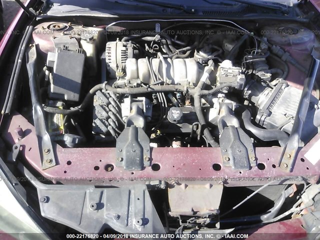 2G2WS522141148348 - 2004 PONTIAC GRAND PRIX GT2 წითელი ფოტო 10