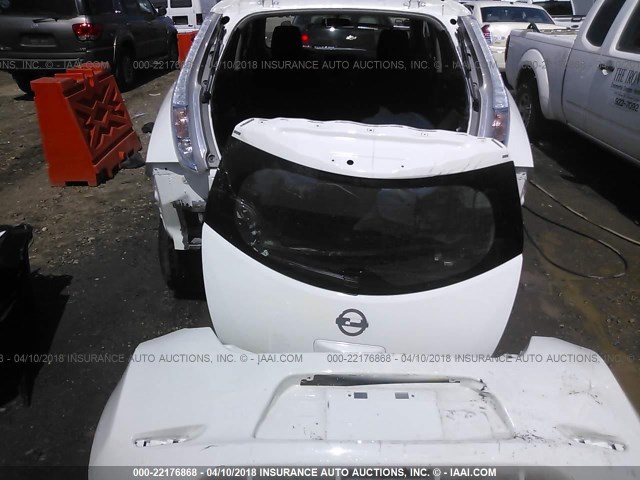 1N4AZ0CP9FC334768 - 2015 NISSAN LEAF S/SV/SL WHITE photo 6