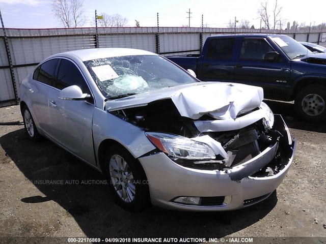 2G4GR5ER6D9168077 - 2013 BUICK REGAL SILVER photo 1