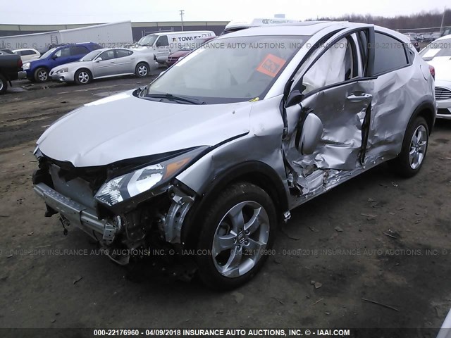 3CZRU6H50GM732418 - 2016 HONDA HR-V EX SILVER photo 2