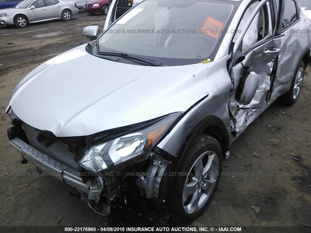 3CZRU6H50GM732418 - 2016 HONDA HR-V EX SILVER photo 6