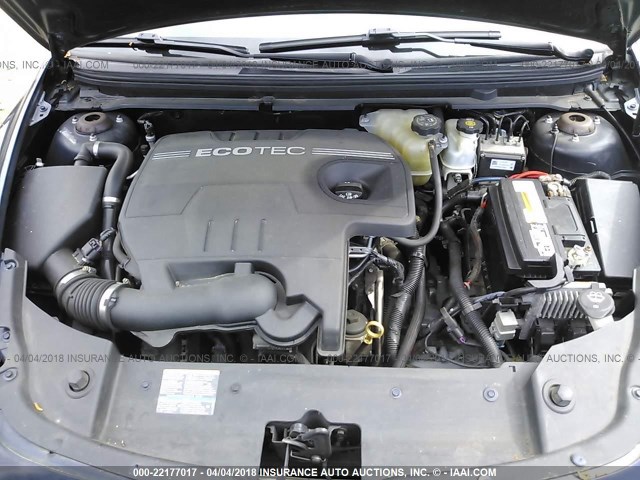 1G1ZC5EB1A4105722 - 2010 CHEVROLET MALIBU 1LT 深蓝色 照片 10
