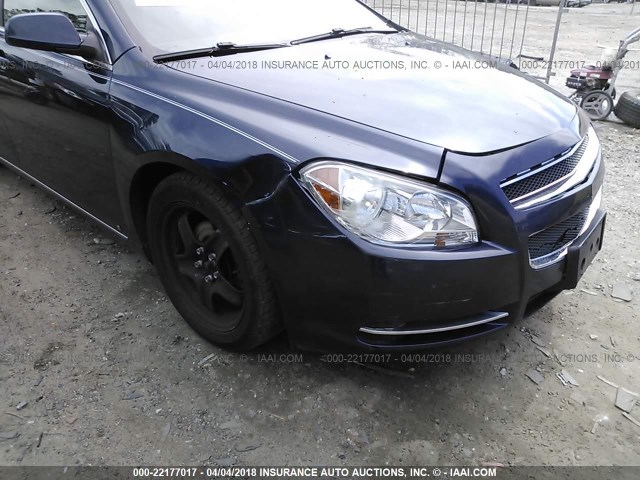1G1ZC5EB1A4105722 - 2010 CHEVROLET MALIBU 1LT 深蓝色 照片 6