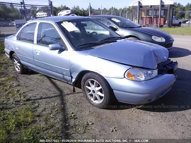 1FAFP6631WK297258 - 1998 FORD CONTOUR LX/SPORT/SE Light Blue photo 1